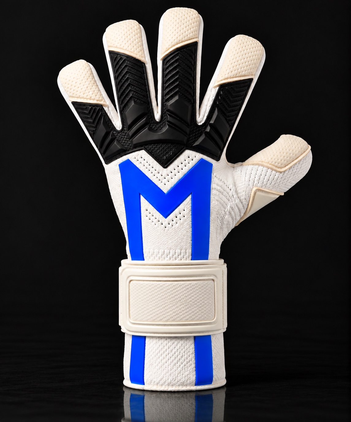 M Gloves goalkeeper glove prototype